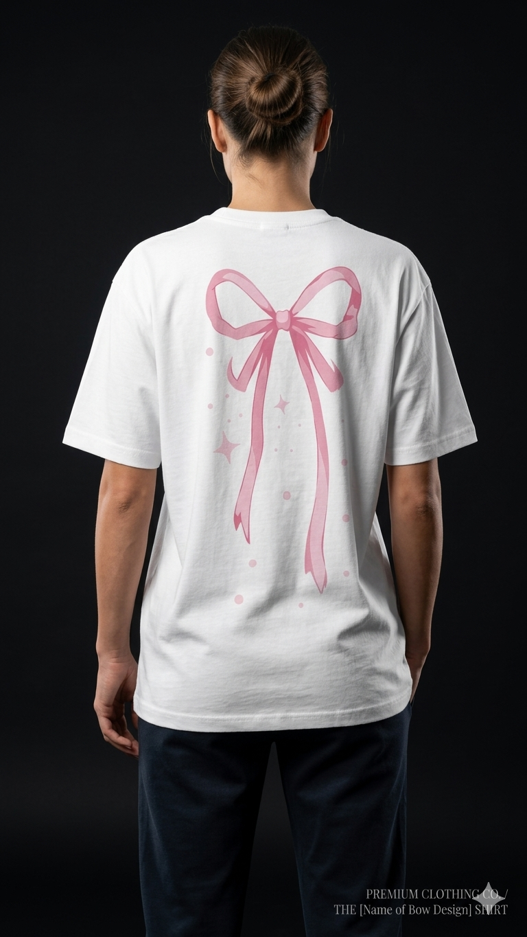 Cute Ribon Pookie drop tee