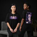Shinobu Eyes Oversized Anime Graphic T-Shirt